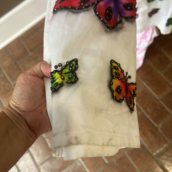 Photo shoot or costume. Airbrushed butterfly jumper xsmall - Picture 14 of 14